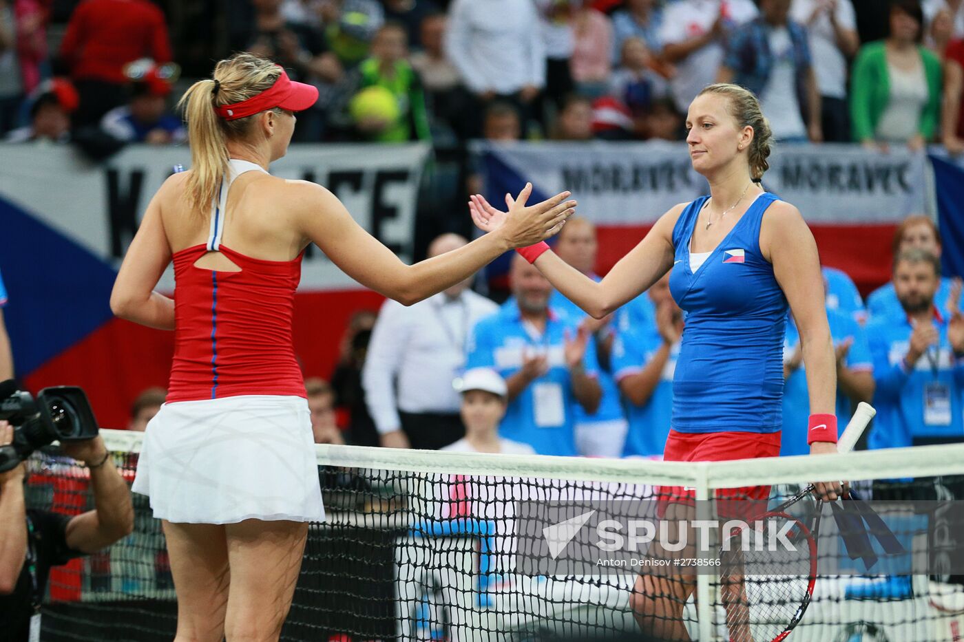 Fed Cup. Finals. Czech Republic vs. Russia. Day 2