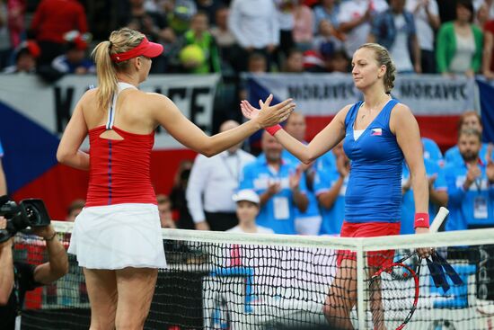 Fed Cup. Finals. Czech Republic vs. Russia. Day 2
