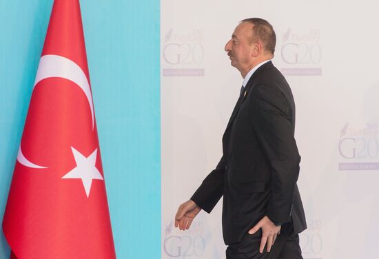 Vladimir Putin takes part in G20 summit in Turkey