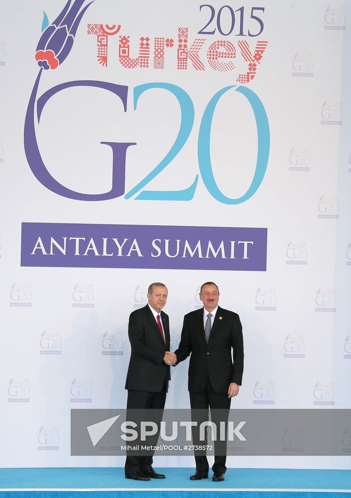 Vladimir Putin takes part in G20 summit in Turkey
