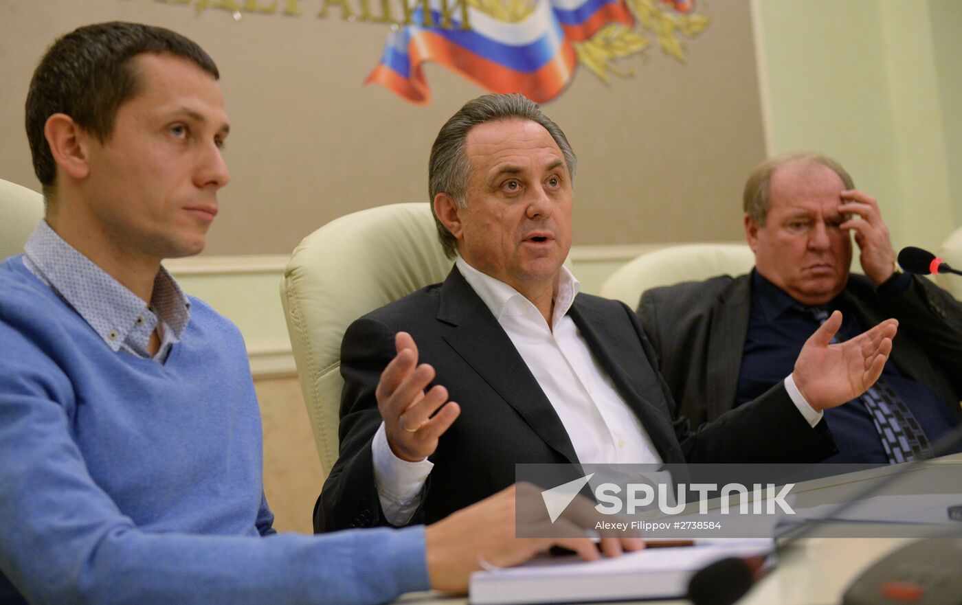 Meeting of Russian Athletic Federation with participation of Sports Minister Vitaly Mutko