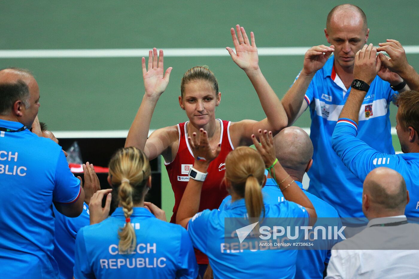 Fed Cup. Finals. Czech Republic vs. Russia. Day 2