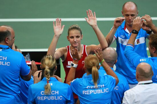 Fed Cup. Finals. Czech Republic vs. Russia. Day 2