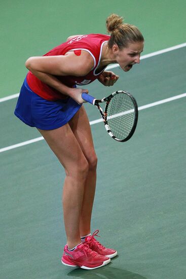 Fed Cup. Finals. Czech Republic vs. Russia. Day 2