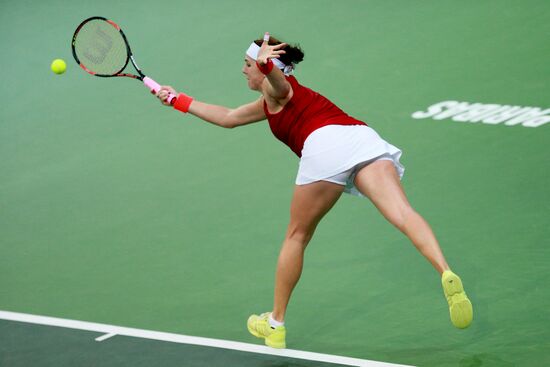 Fed Cup. Finals. Czech Republic vs. Russia. Day 2