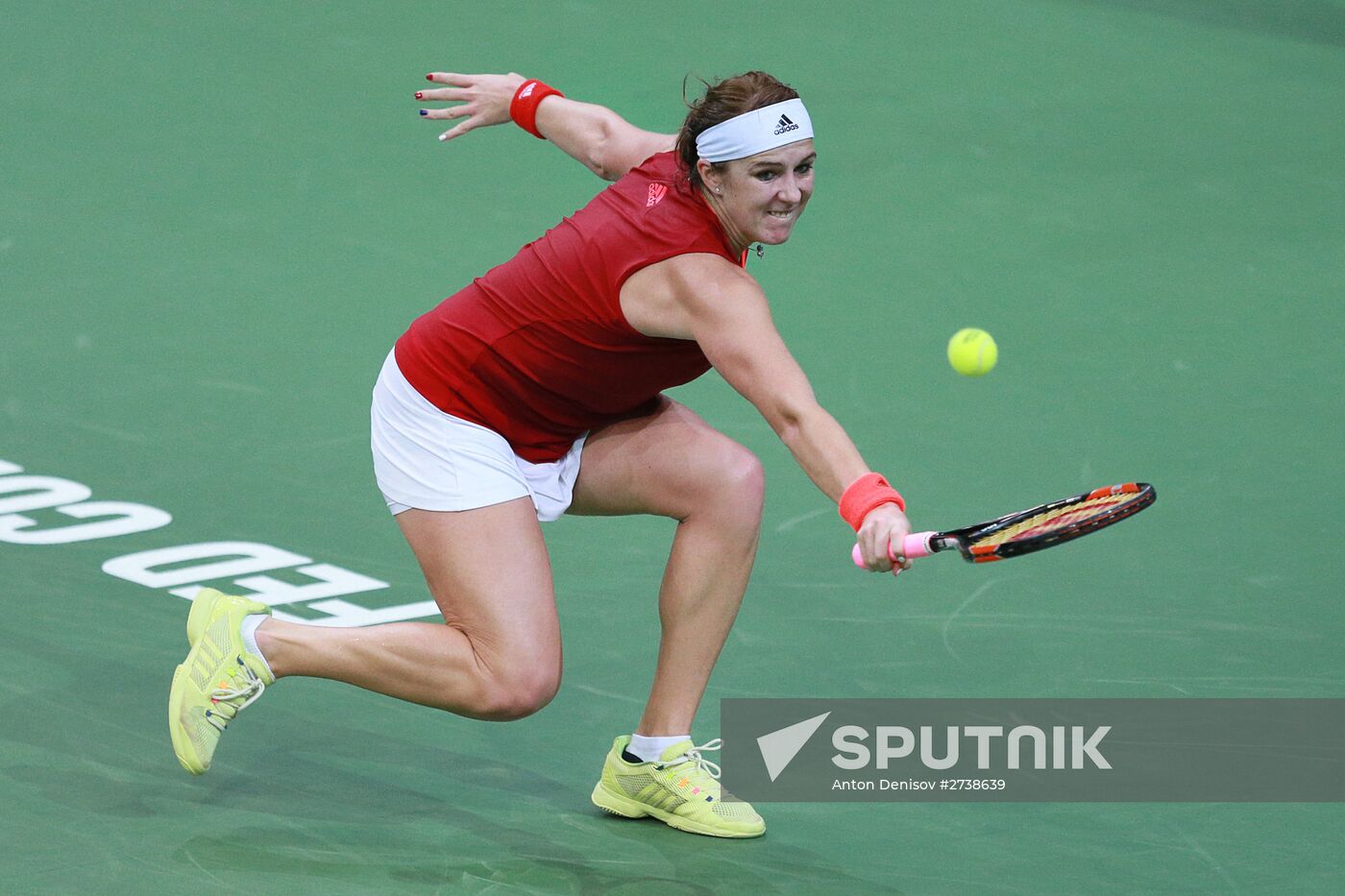 Fed Cup. Finals. Czech Republic vs. Russia. Day 2