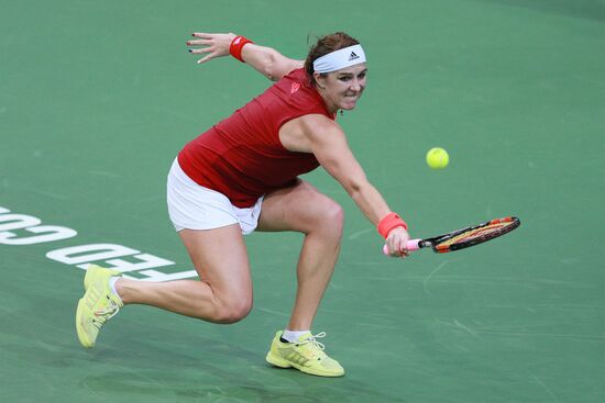 Fed Cup. Finals. Czech Republic vs. Russia. Day 2
