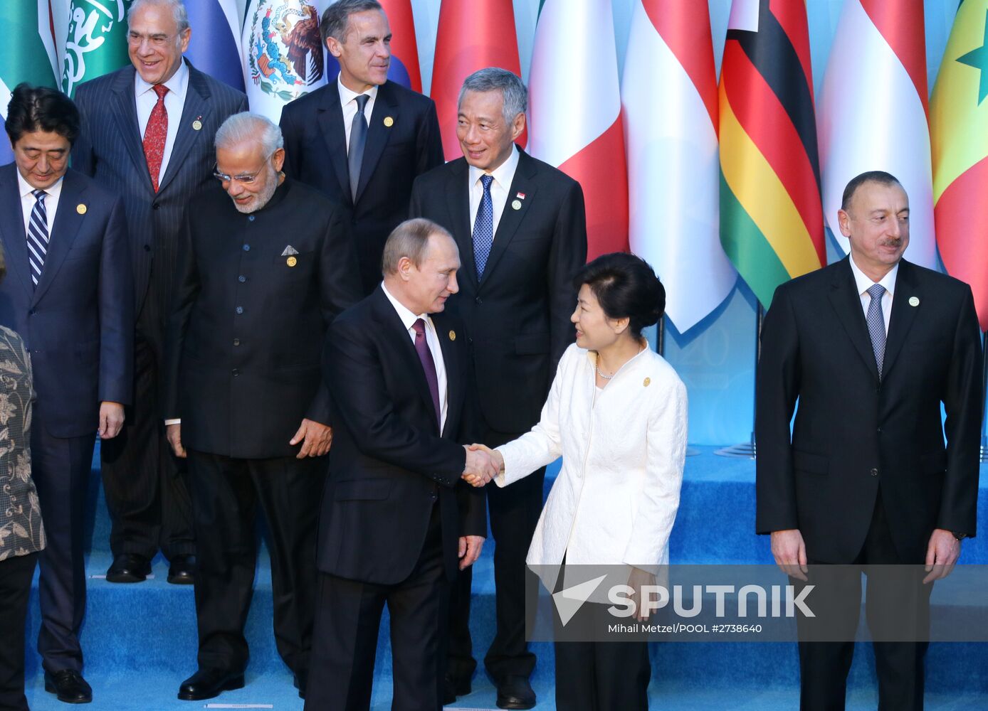 Vladimir Putin takes part in G20 summit in Turkey