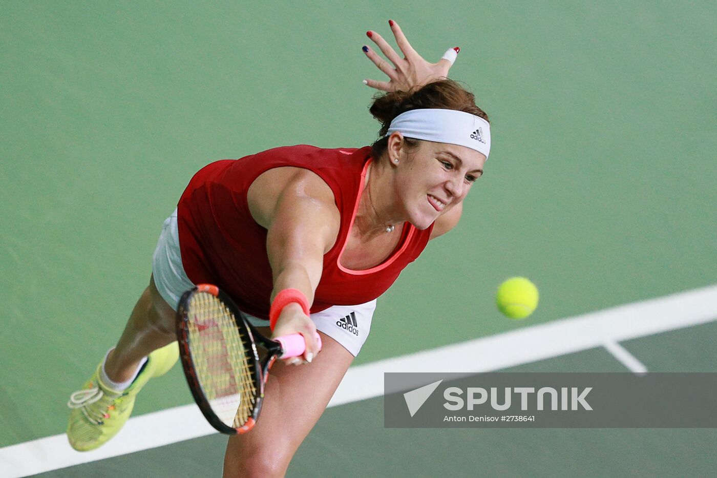 Fed Cup. Finals. Czech Republic vs. Russia. Day 2
