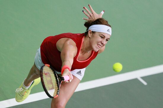 Fed Cup. Finals. Czech Republic vs. Russia. Day 2
