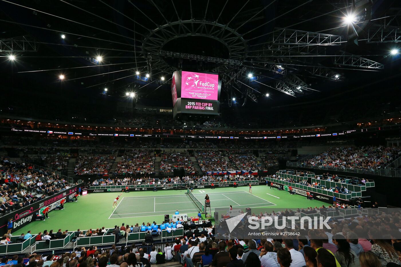 Fed Cup. Finals. Czech Republic vs. Russia. Day 2