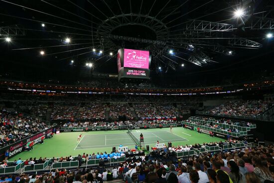 Fed Cup. Finals. Czech Republic vs. Russia. Day 2