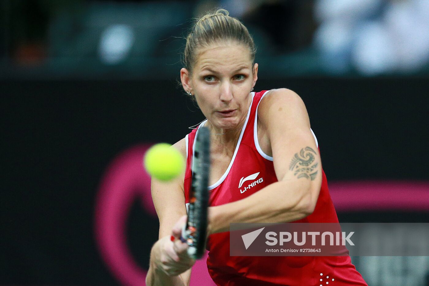 Fed Cup. Finals. Czech Republic vs. Russia. Day 2