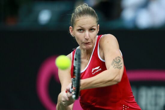 Fed Cup. Finals. Czech Republic vs. Russia. Day 2