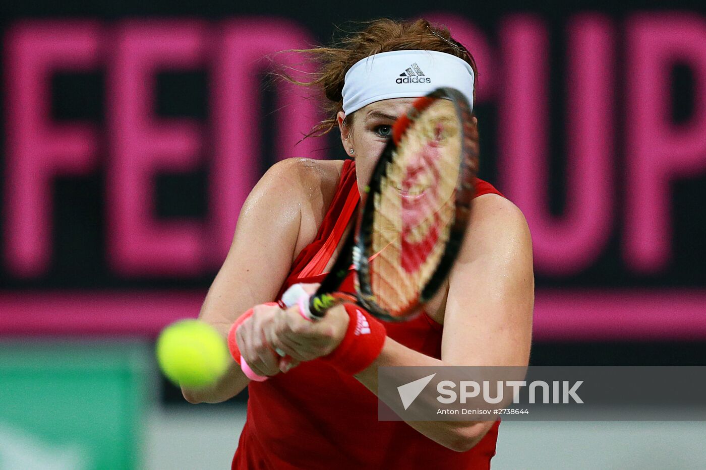 Fed Cup. Finals. Czech Republic vs. Russia. Day 2