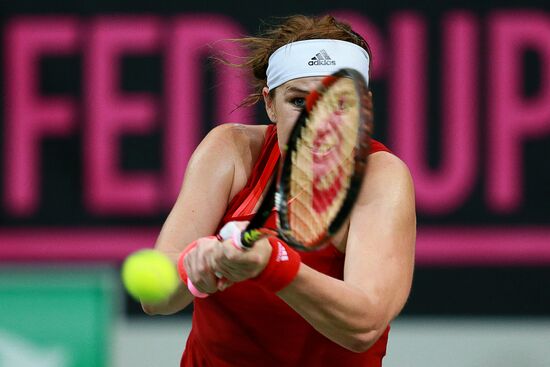 Fed Cup. Finals. Czech Republic vs. Russia. Day 2