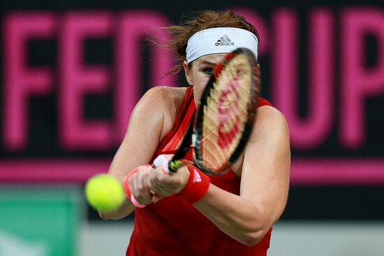 Fed Cup. Finals. Czech Republic vs. Russia. Day 2