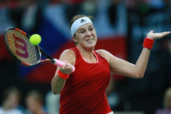 Fed Cup. Finals. Czech Republic vs. Russia. Day 2