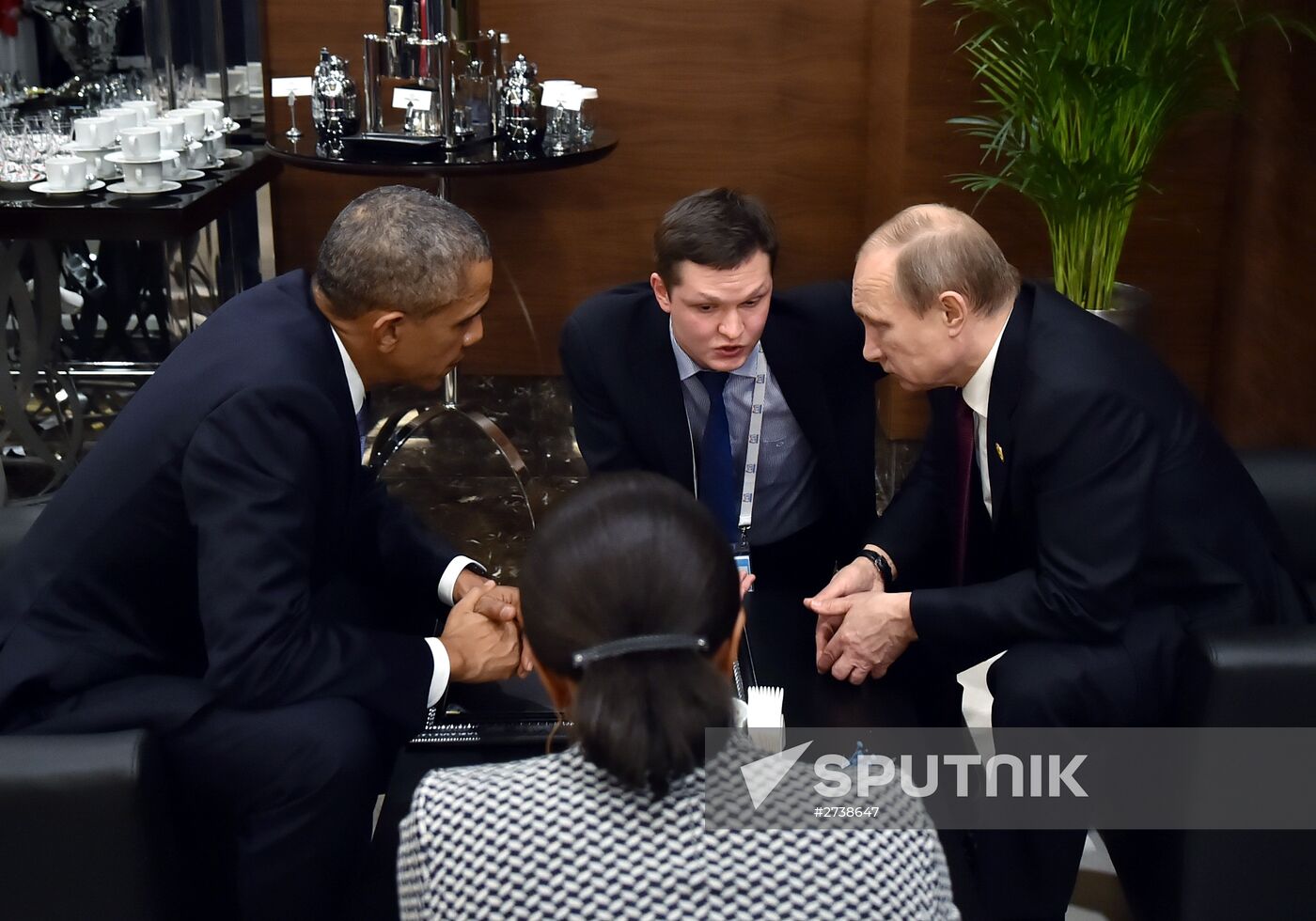 Vladimir Putin takes part in G20 summit in Turkey