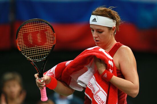 Fed Cup. Finals. Czech Republic vs. Russia. Day 2
