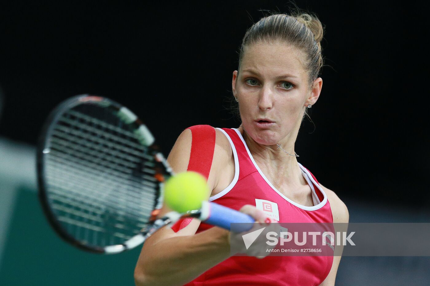 Fed Cup. Finals. Czech Republic vs. Russia. Day 2