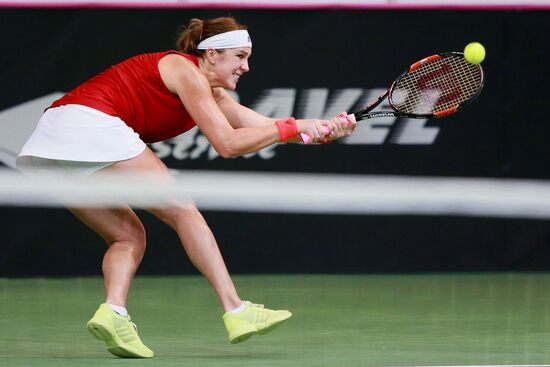 Fed Cup. Finals. Czech Republic vs. Russia. Day 2