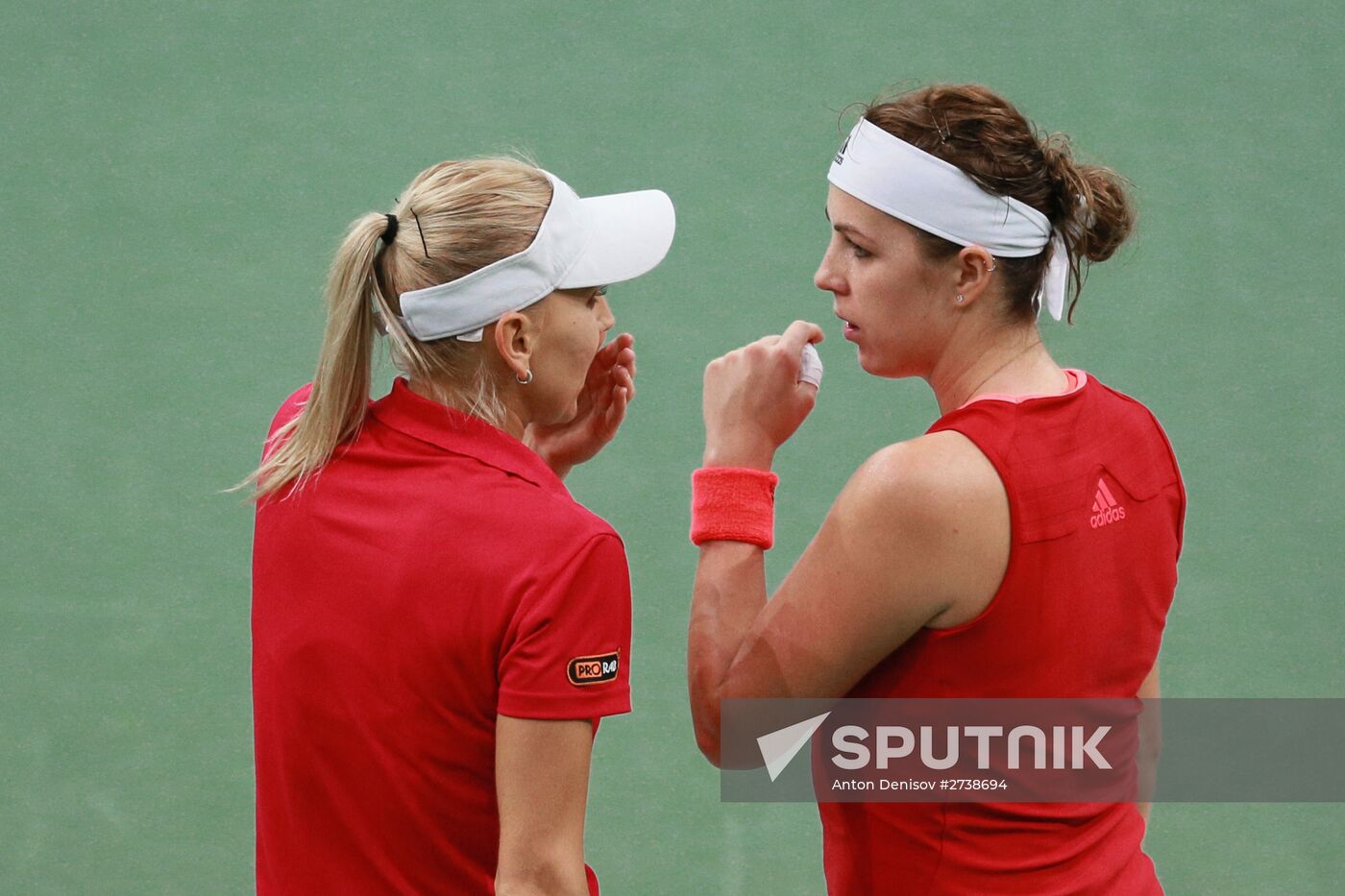 Fed Cup. Finals. Czech Republic vs. Russia. Day 2