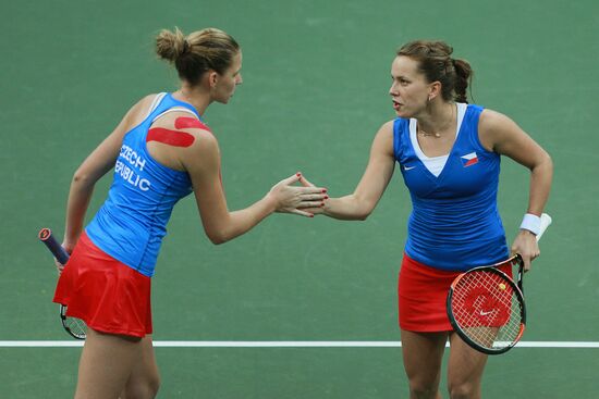 Fed Cup. Finals. Czech Republic vs. Russia. Day 2