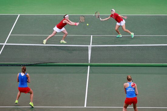 Fed Cup. Finals. Czech Republic vs. Russia. Day 2