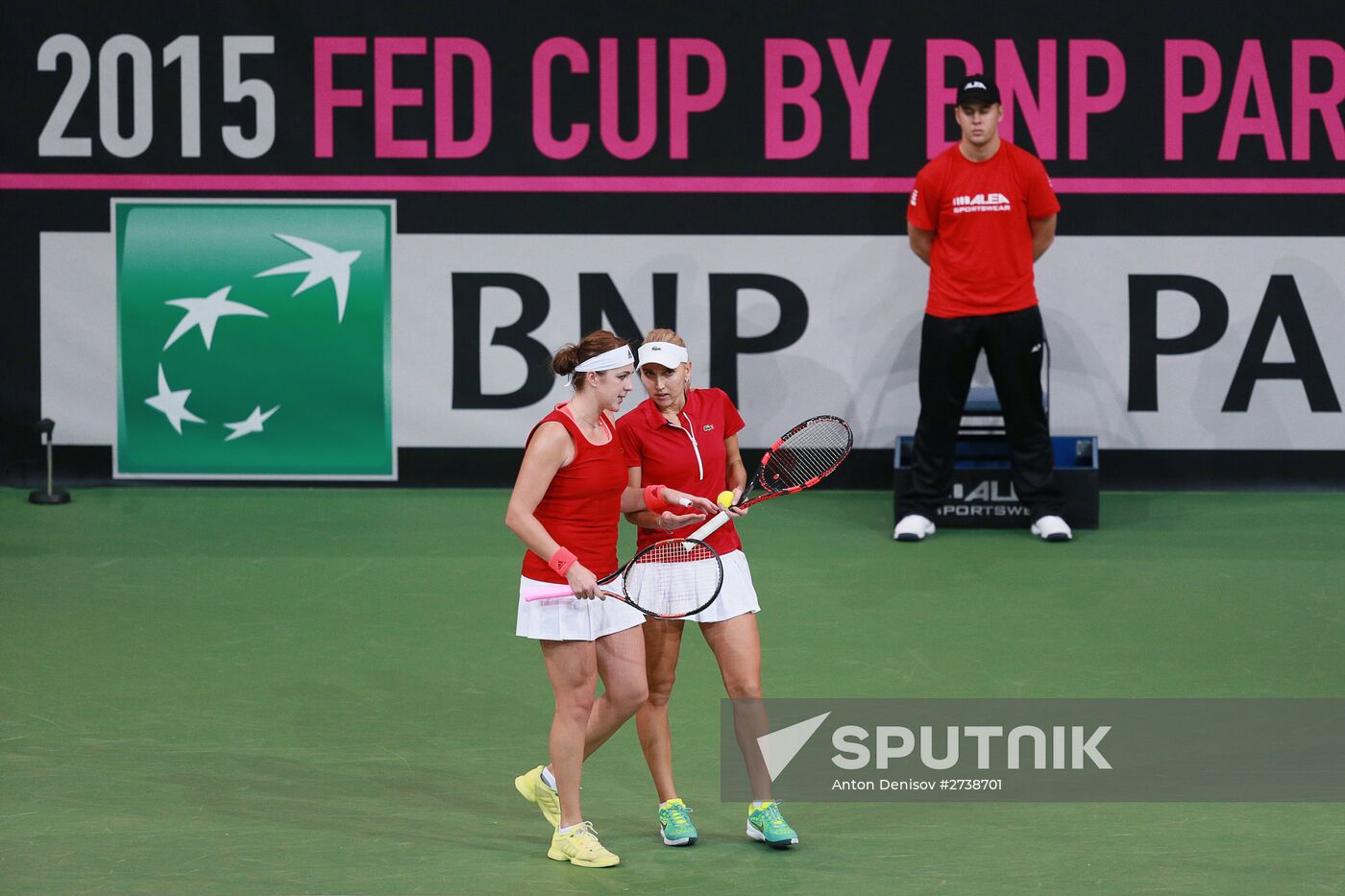 Fed Cup. Finals. Czech Republic vs. Russia. Day 2
