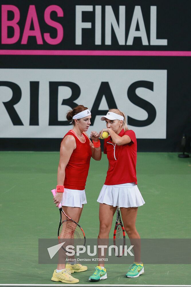 Fed Cup. Finals. Czech Republic vs. Russia. Day 2