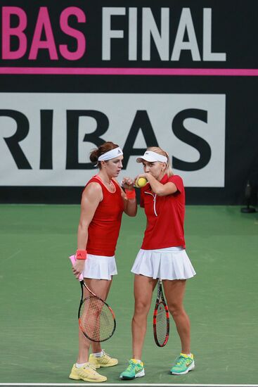 Fed Cup. Finals. Czech Republic vs. Russia. Day 2