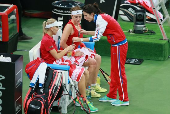 Fed Cup. Finals. Czech Republic vs. Russia. Day 2