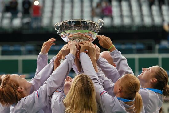 Fed Cup. Finals. Czech Republic vs. Russia. Day 2