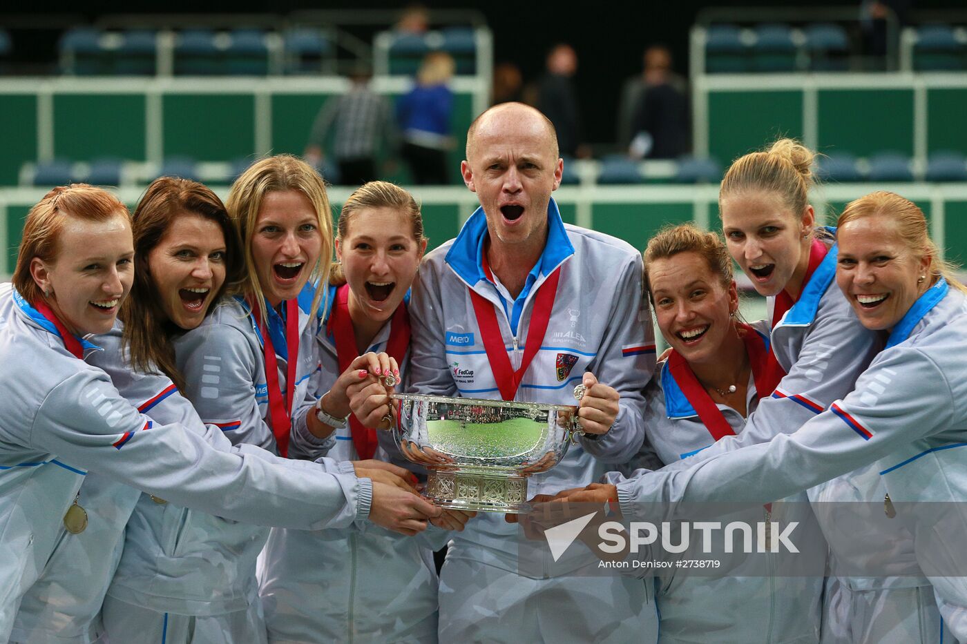 Fed Cup. Finals. Czech Republic vs. Russia. Day 2