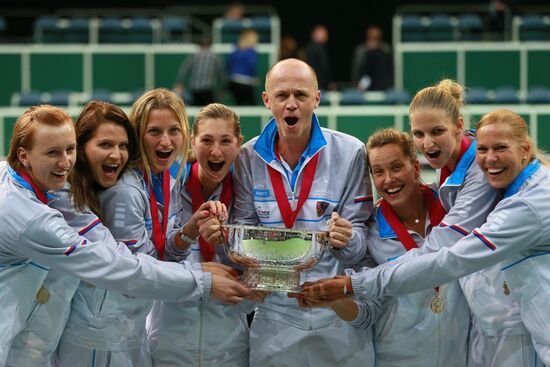 Fed Cup. Finals. Czech Republic vs. Russia. Day 2