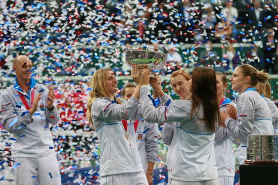 Fed Cup. Finals. Czech Republic vs. Russia. Day 2