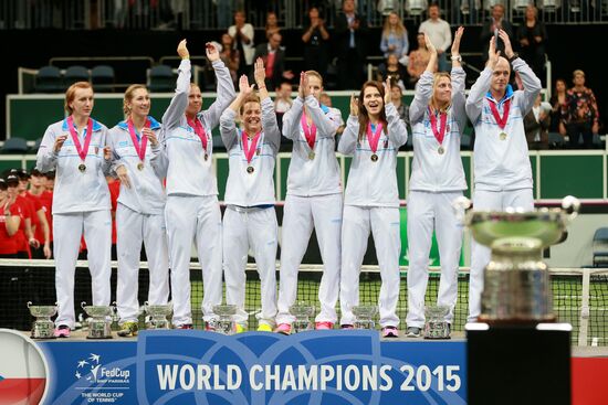 Fed Cup. Finals. Czech Republic vs. Russia. Day 2