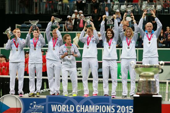 Fed Cup. Finals. Czech Republic vs. Russia. Day 2