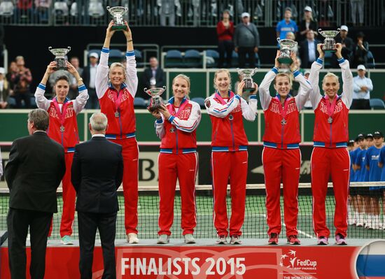 Fed Cup. Finals. Czech Republic vs. Russia. Day 2