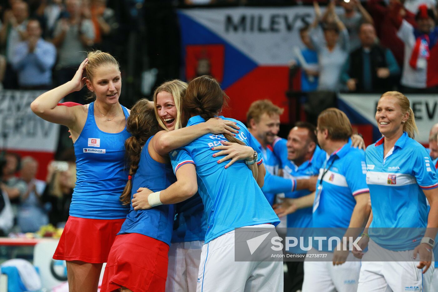 Fed Cup. Finals. Czech Republic vs. Russia. Day 2