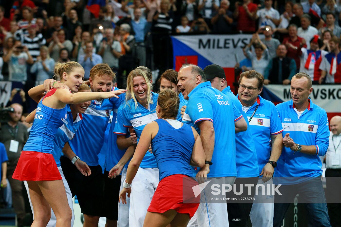 Tennis. Fed Cup Final. Czech Republic vs. Russia. Day Two
