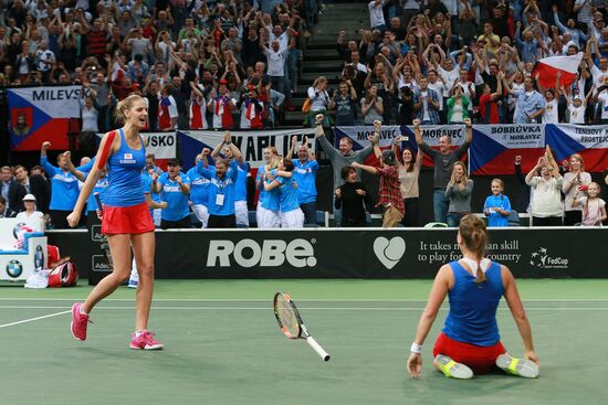 Tennis. Fed Cup Final. Czech Republic vs. Russia. Day Two