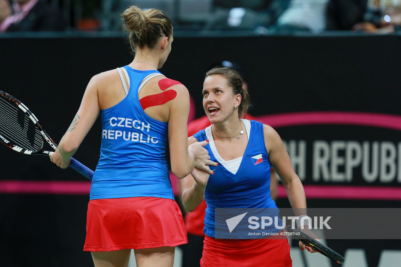 Tennis. Fed Cup Final. Czech Republic vs. Russia. Day Two