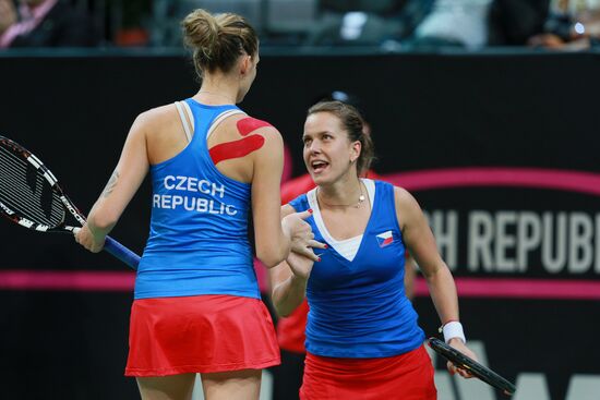 Tennis. Fed Cup Final. Czech Republic vs. Russia. Day Two