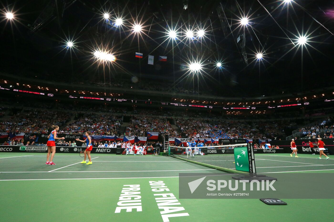 Tennis. Fed Cup Final. Czech Republic vs. Russia. Day Two