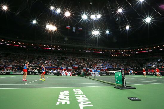 Tennis. Fed Cup Final. Czech Republic vs. Russia. Day Two