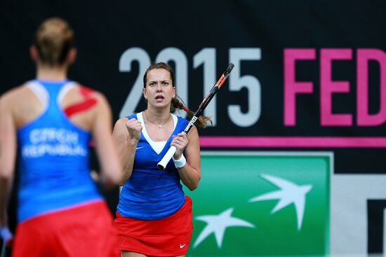 Tennis. Fed Cup Final. Czech Republic vs. Russia. Day Two
