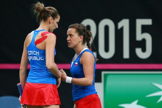 Tennis. Fed Cup Final. Czech Republic vs. Russia. Day Two