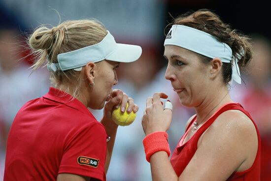 Tennis. Fed Cup Final. Czech Republic vs. Russia. Day Two